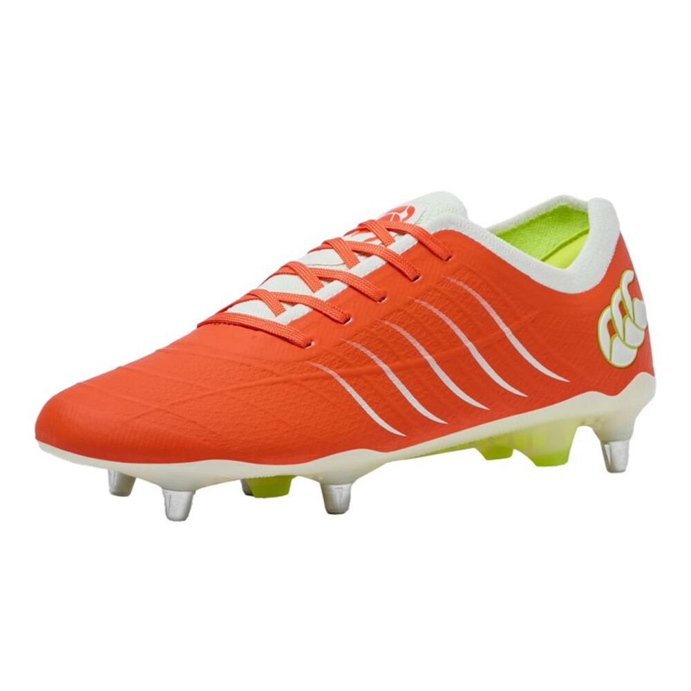 Canterbury Mens Phoenix 2.0 Elite Soft Ground Rugby Boots / Tangerine Tango